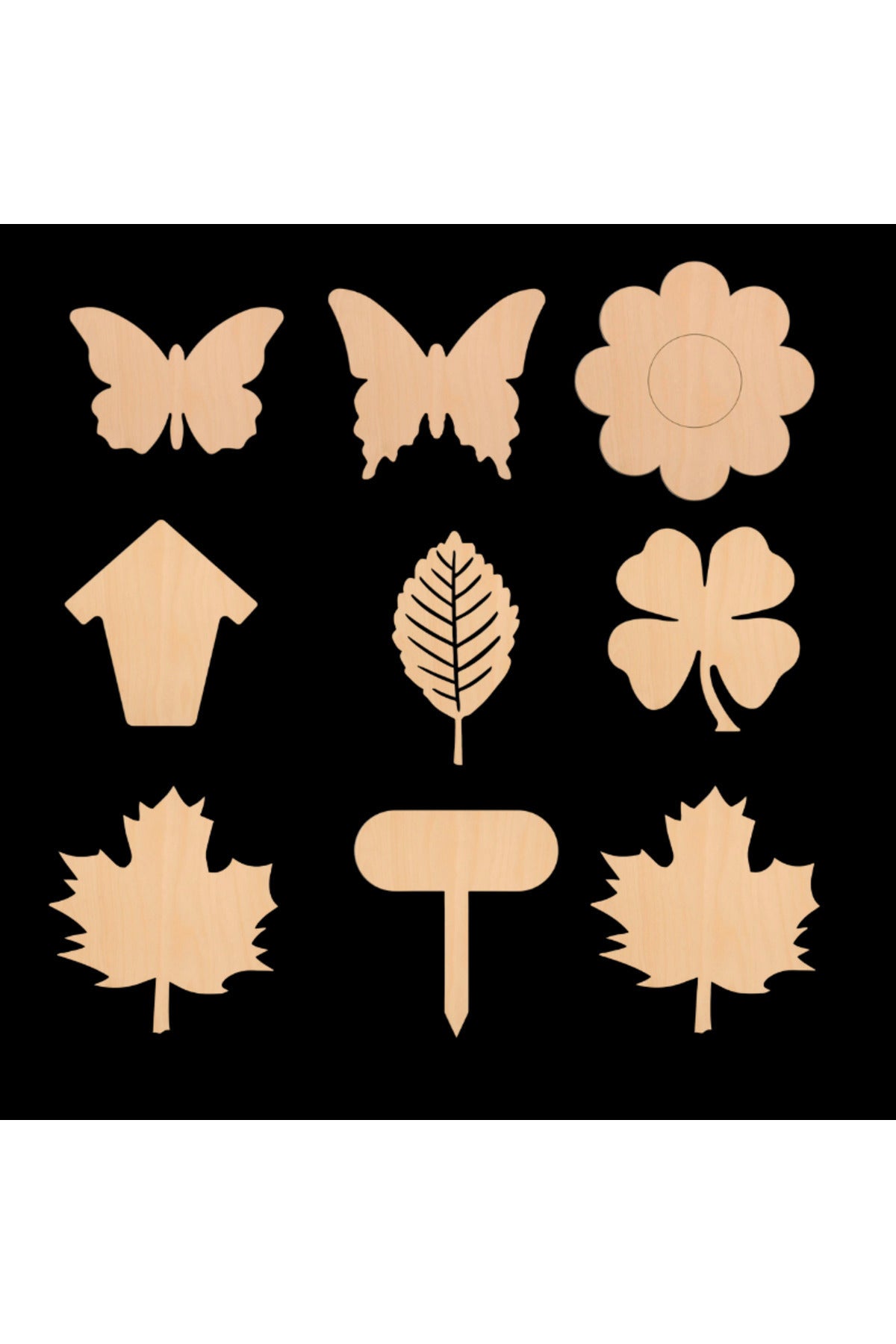 AHŞAP BAHÇE BOYAMA SETİ