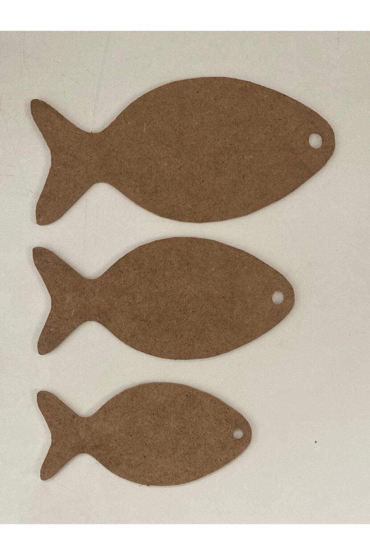 Ahşap Balık Seti (MDF)