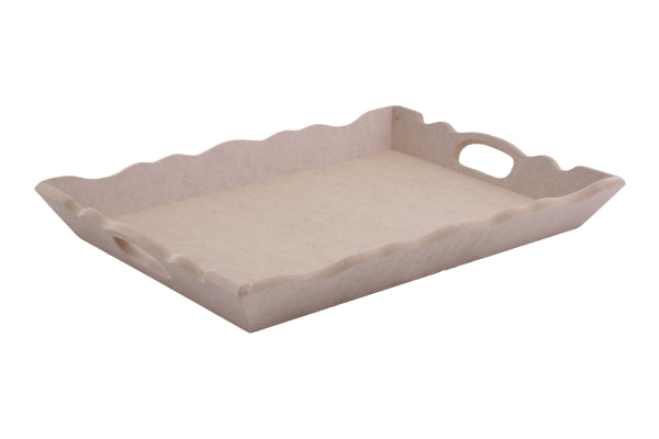 Dalgalı Ahşap Tepsi 6